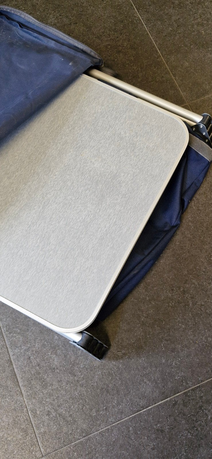 Opvouwbare campingkast met 3 planken - aluminium en stof, Ophalen