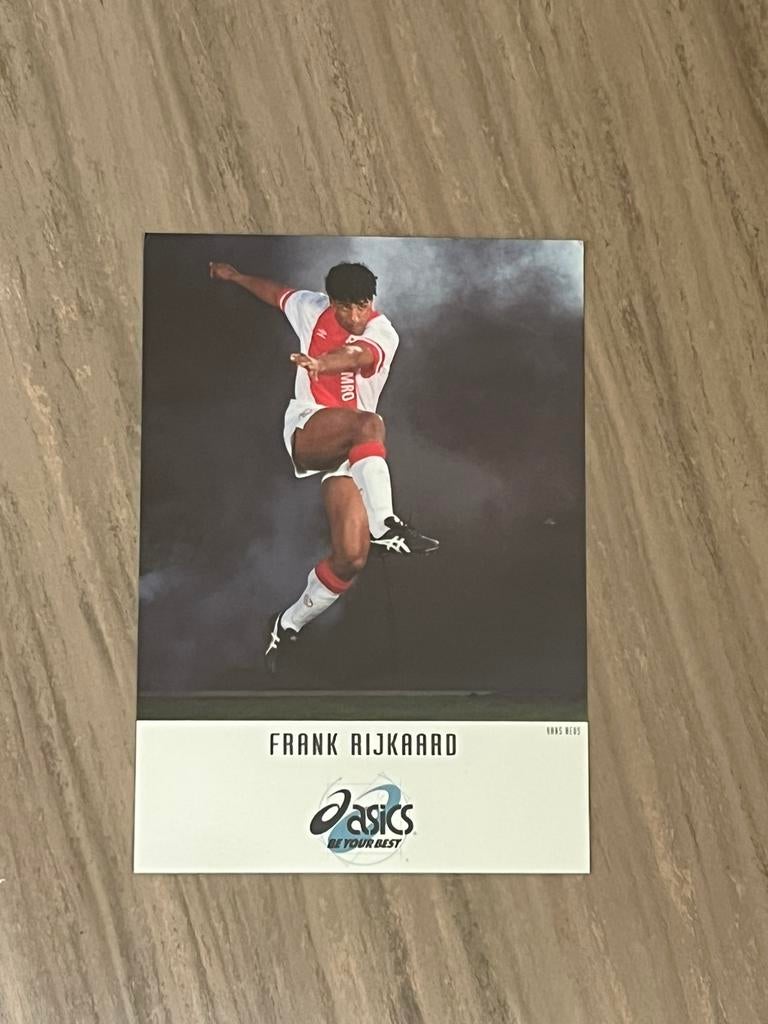 Frank Rijkaard - Ajax Kaart, Verzamelen, Ophalen of Verzenden, Zo goed als nieuw, Ajax