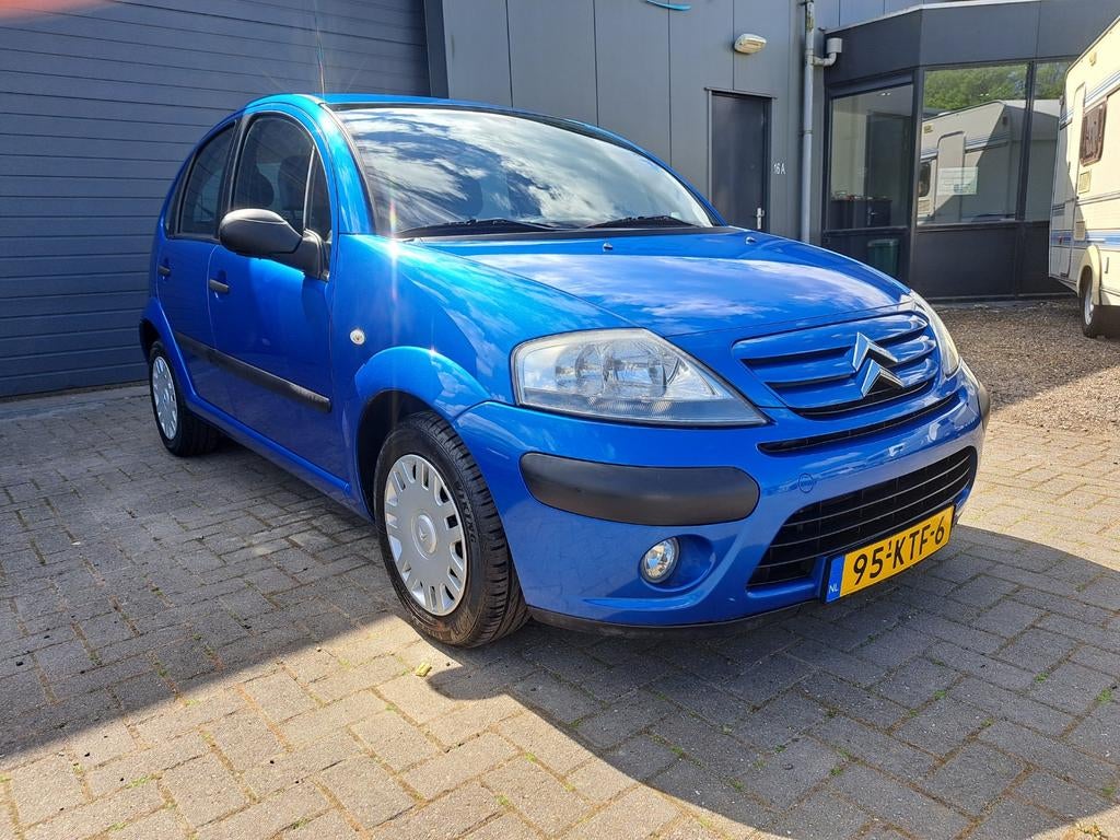 Citroën C3 1.1i/Clima(WERKT)/Cruise/Nwe Ap:04-2027+DB-Riem, Auto's, Voorwielaandrijving, Stof, 40 €/maand, Blauw