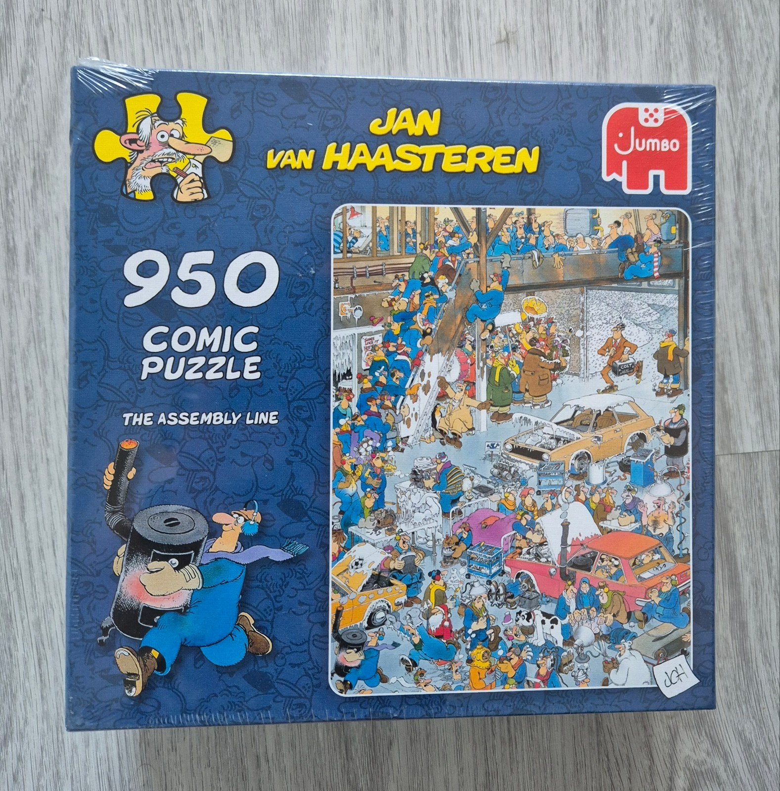 Nieuwe Jan van Haasteren puzzel, the assembly line, 950st., Ophalen of Verzenden, 500 t/m 1500 stukjes, Nieuw