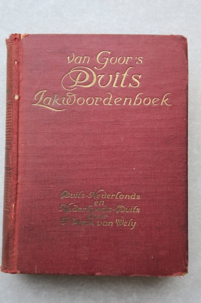 Boek: Van Goor's Duits zakwoordenboek, Overige uitgevers, Ophalen of Verzenden, F. Prick van Wely, Duits
