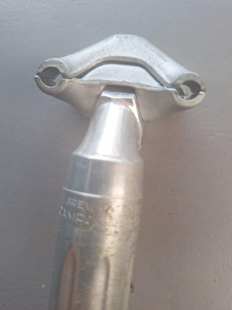 Campagnolo Record zadelpen, 25mm, retro / vintage, Gebruikt, Campagnolo, Ophalen of Verzenden, Zadel