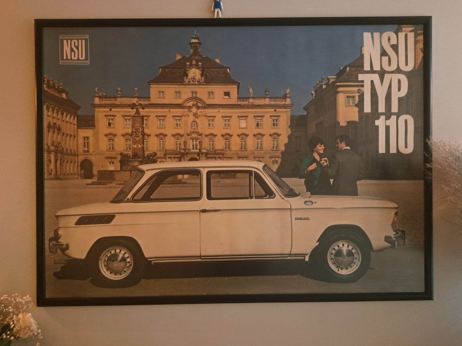 NSU TYP110 - 1000 - 1200 reclameposters A0 - 85x120cm, Rechthoekig Staand, Deurposter of groter, Nieuw, Ophalen of Verzenden