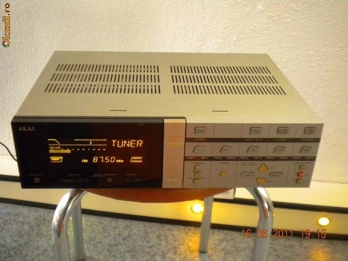 Prachtige vintage receiver Akai AA-M3L, Overige merken, Gebruikt, Ophalen of Verzenden, Minder dan 60 watt