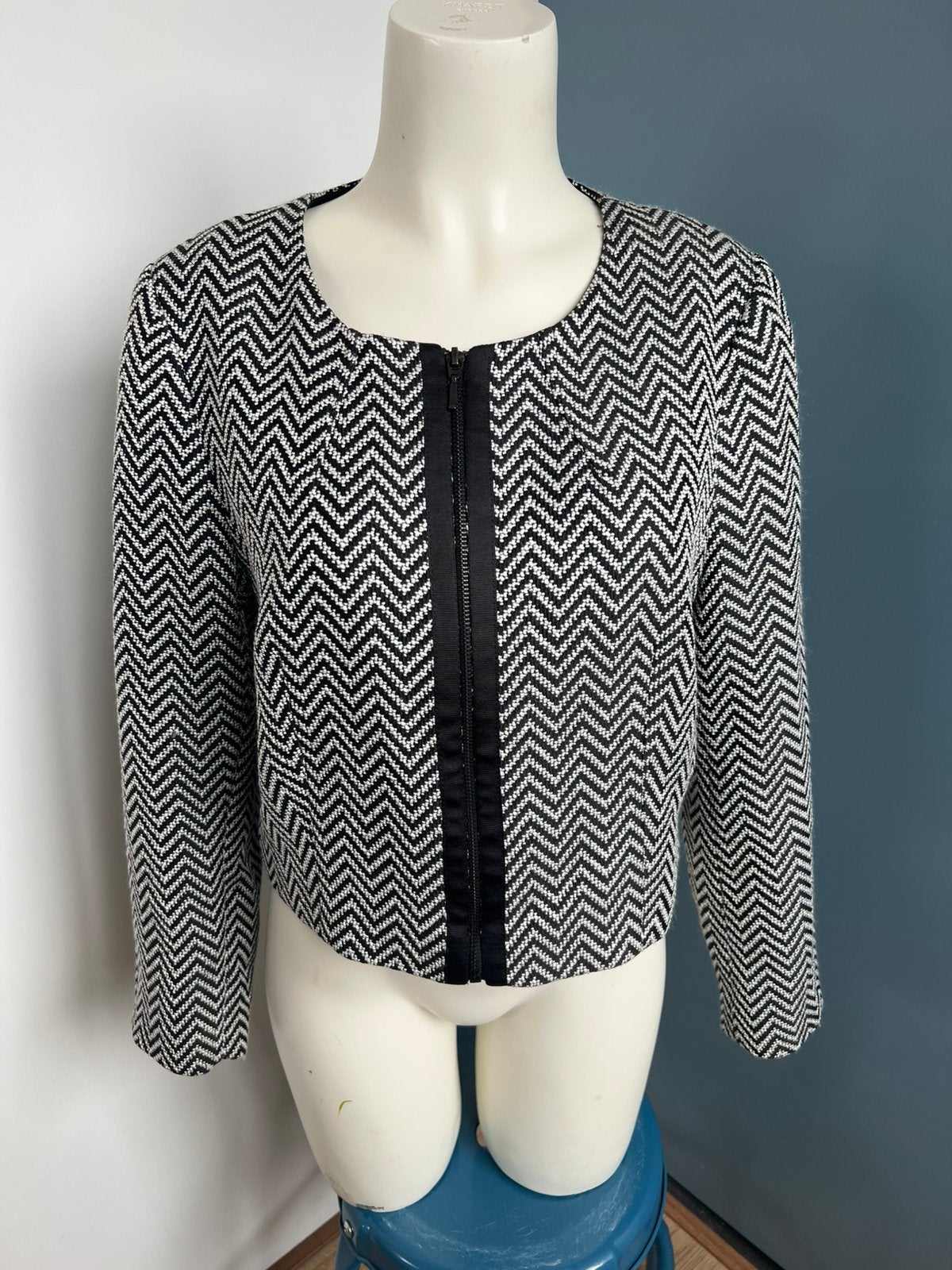 Styles by steps zwart wit kort jasje vestje 40/42, Kleding | Dames, Zwart, Maat 42/44 (L), Ophalen of Verzenden, Zo goed als nieuw