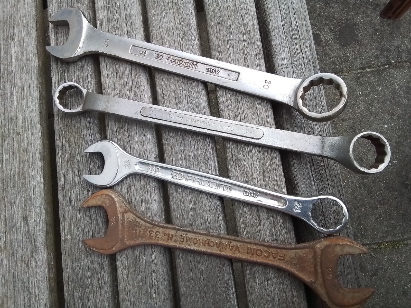 Facom gereedschap 4x grote maten, Doe-het-zelf en Verbouw, Gereedschap | Handgereedschap, Ophalen of Verzenden