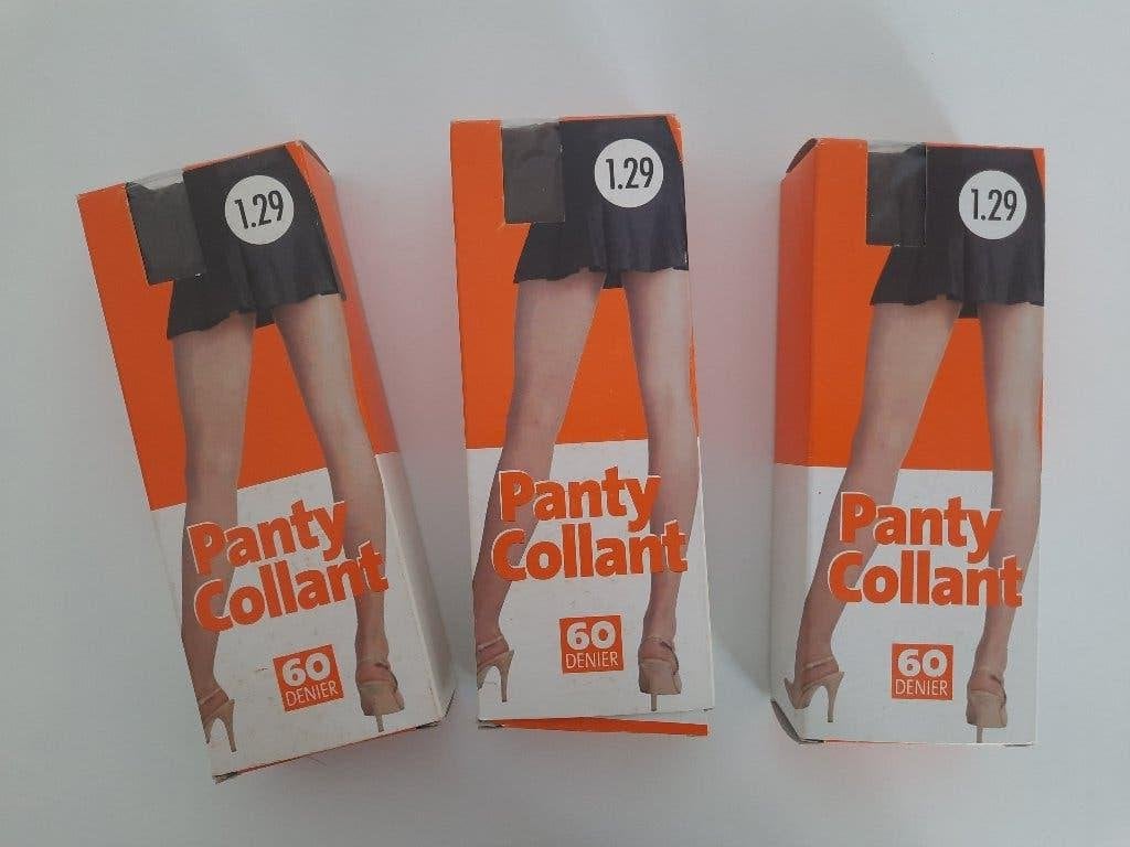 3 x bruine panty 60 denier maat 46 - 48 nieuw, Maat 48/52 (XL), Bruin, Nieuw, Ophalen of Verzenden