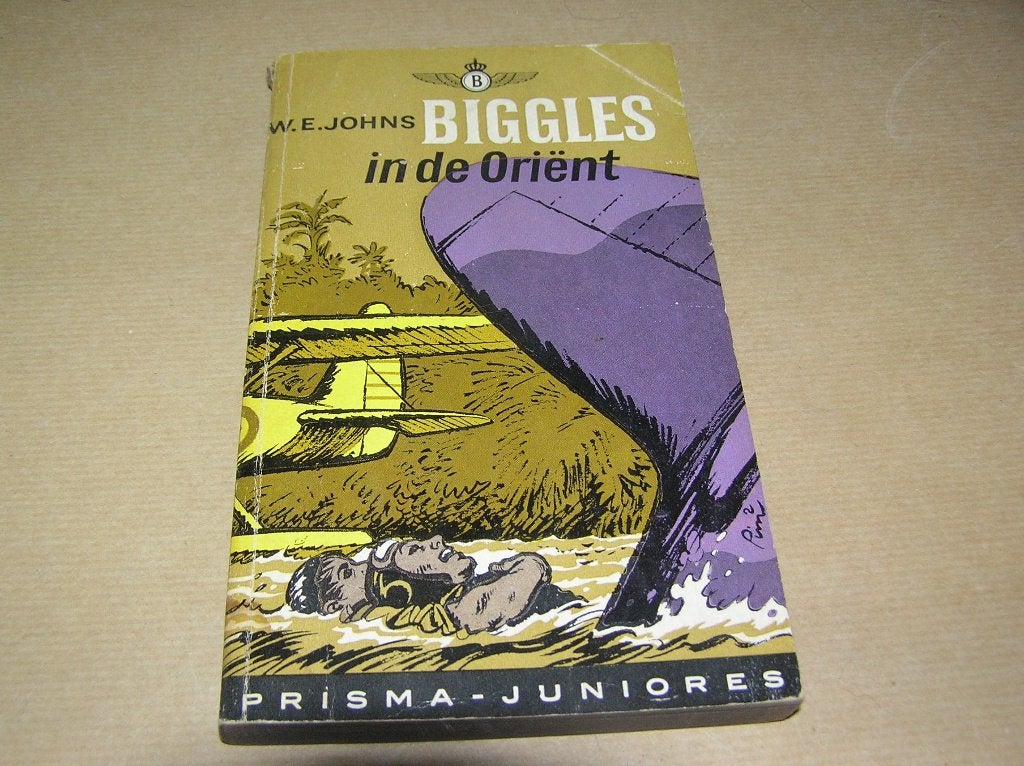  Biggles in de Oriënt(1)- W.E. Johns, Ophalen of Verzenden, Gelezen, W.E. Johns