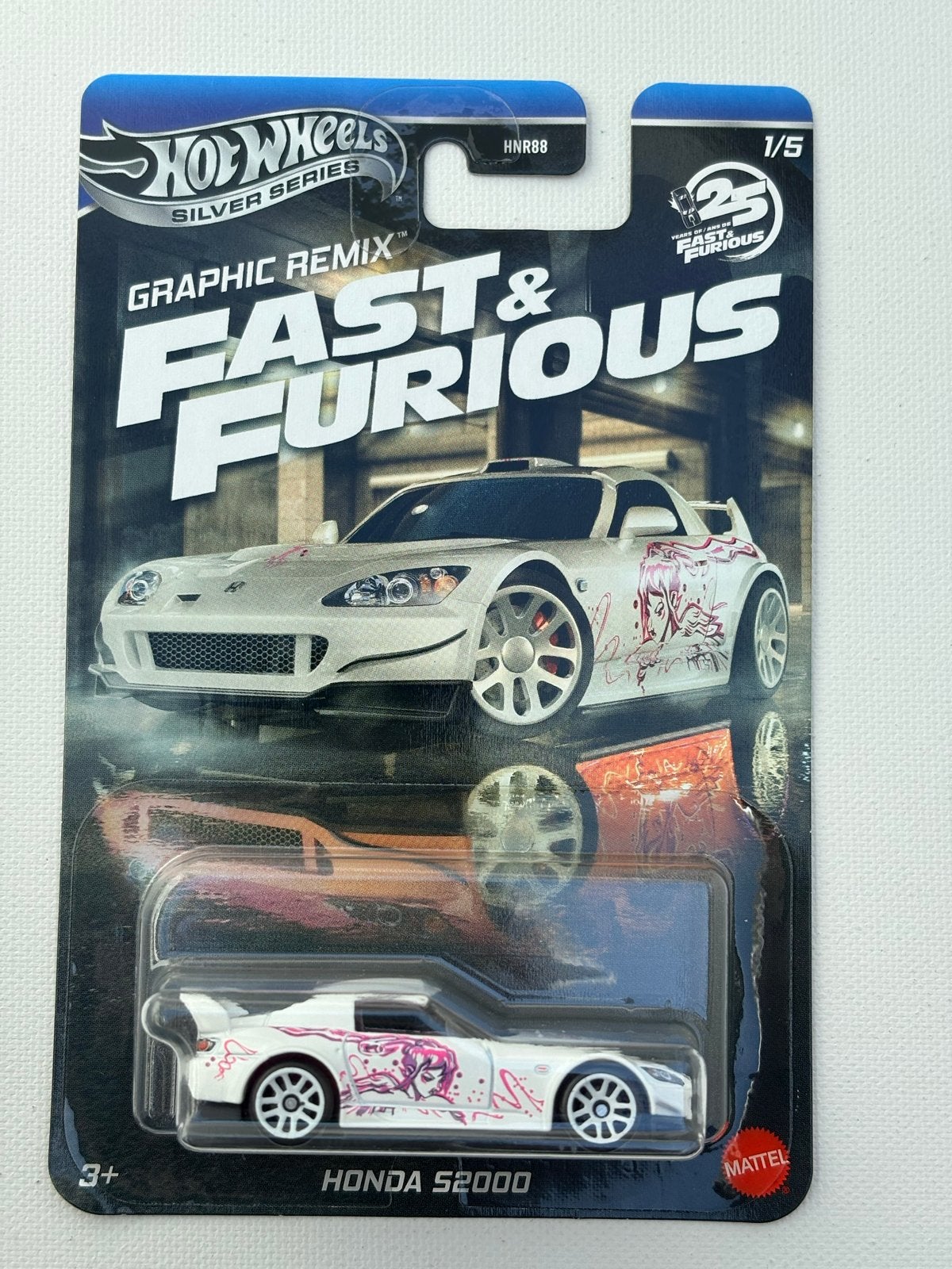 Hot Wheels Silver Series Fast & Furious Graphic Remix Set, Auto, Nieuw, Ophalen of Verzenden, Mattel