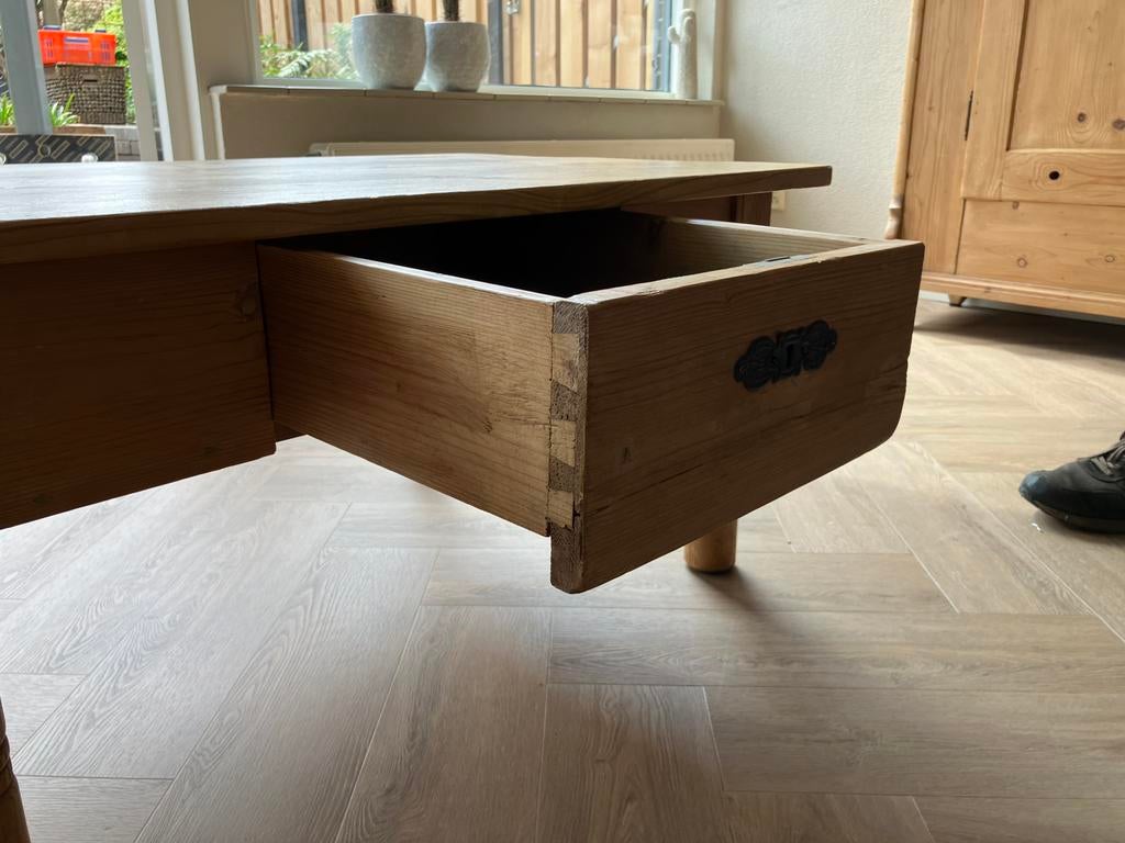 Grenen tafeltje, Ophalen of Verzenden, Zo goed als nieuw, 50 tot 100 cm, 50 tot 75 cm