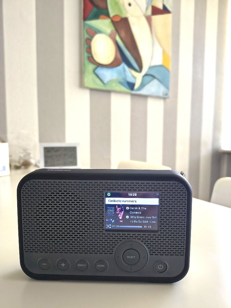 Sangean wfr-39 internet, dab+, spotify radio, Audio, Tv en Foto, Radio's, Ophalen of Verzenden, Zo goed als nieuw, Radio