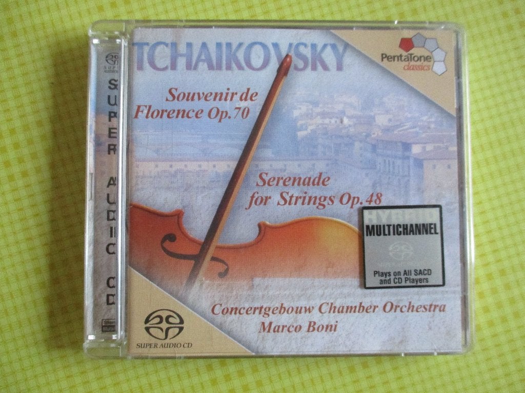 Tchaikovsky - Souvenir de Florence - SACD, Ophalen of Verzenden, Classicisme, Zo goed als nieuw, Overige typen