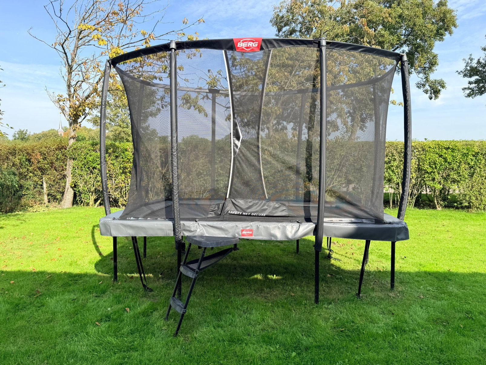 BERG Ultim Champion Trampoline rechthoek 330x220cm Deluxe, Kinderen en Baby's, Ophalen, Zo goed als nieuw