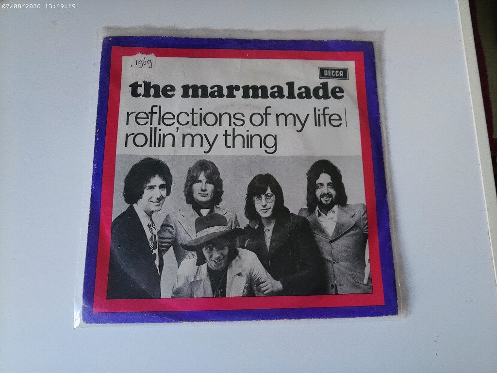 The Marmalade - Reflections of my life, Cd's en Dvd's, Gebruikt, Fotohoes, 7 inch, Ophalen of Verzenden