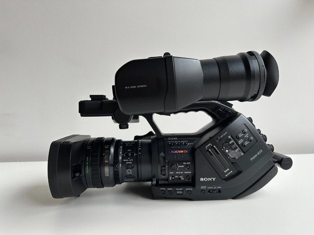 Sony PMW-EX3 (62u) met toebehoren en draagtas, Full HD, Ophalen of Verzenden, Zo goed als nieuw, 8 tot 20x