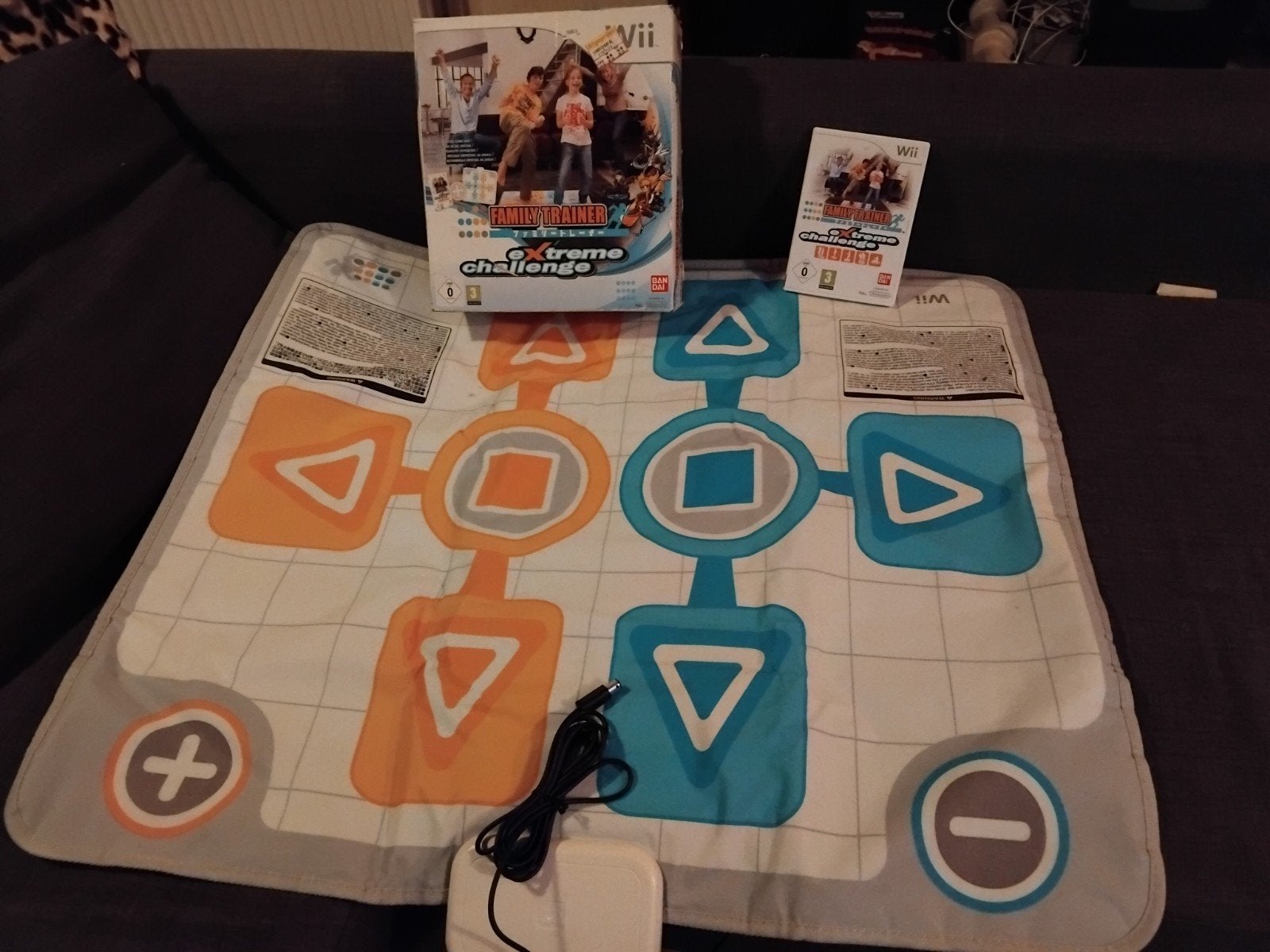 extreme challenge family trainer Nintendo wii game en mat, Spelcomputers en Games, Gebruikt, 1 speler, Ophalen of Verzenden, Vanaf 3 jaar