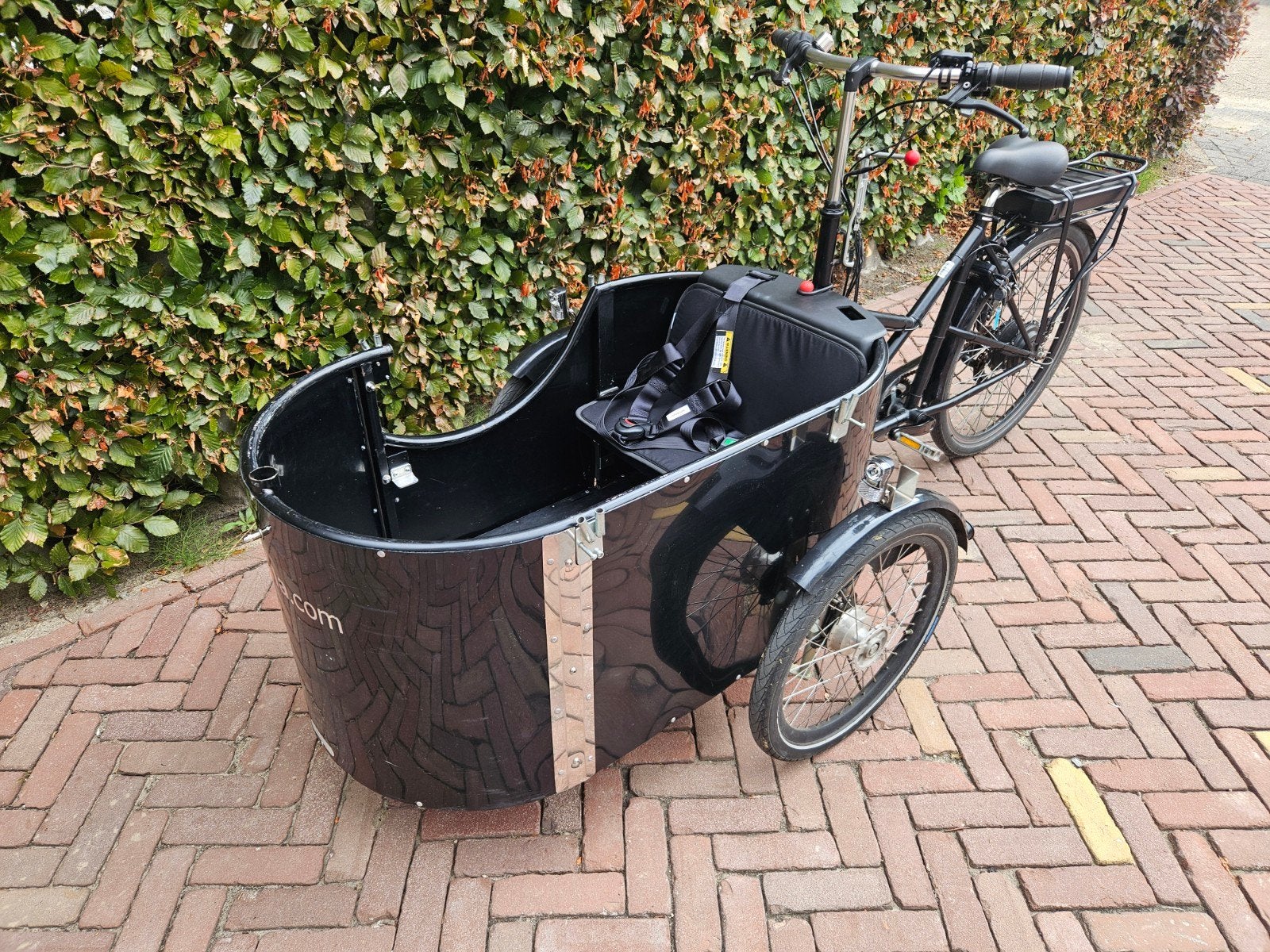 Elektrische nihola 4.0  bakfiets met extra sterke achtermote, Overige merken, 4 kinderen of meer, Elektrisch, Ophalen of Verzenden