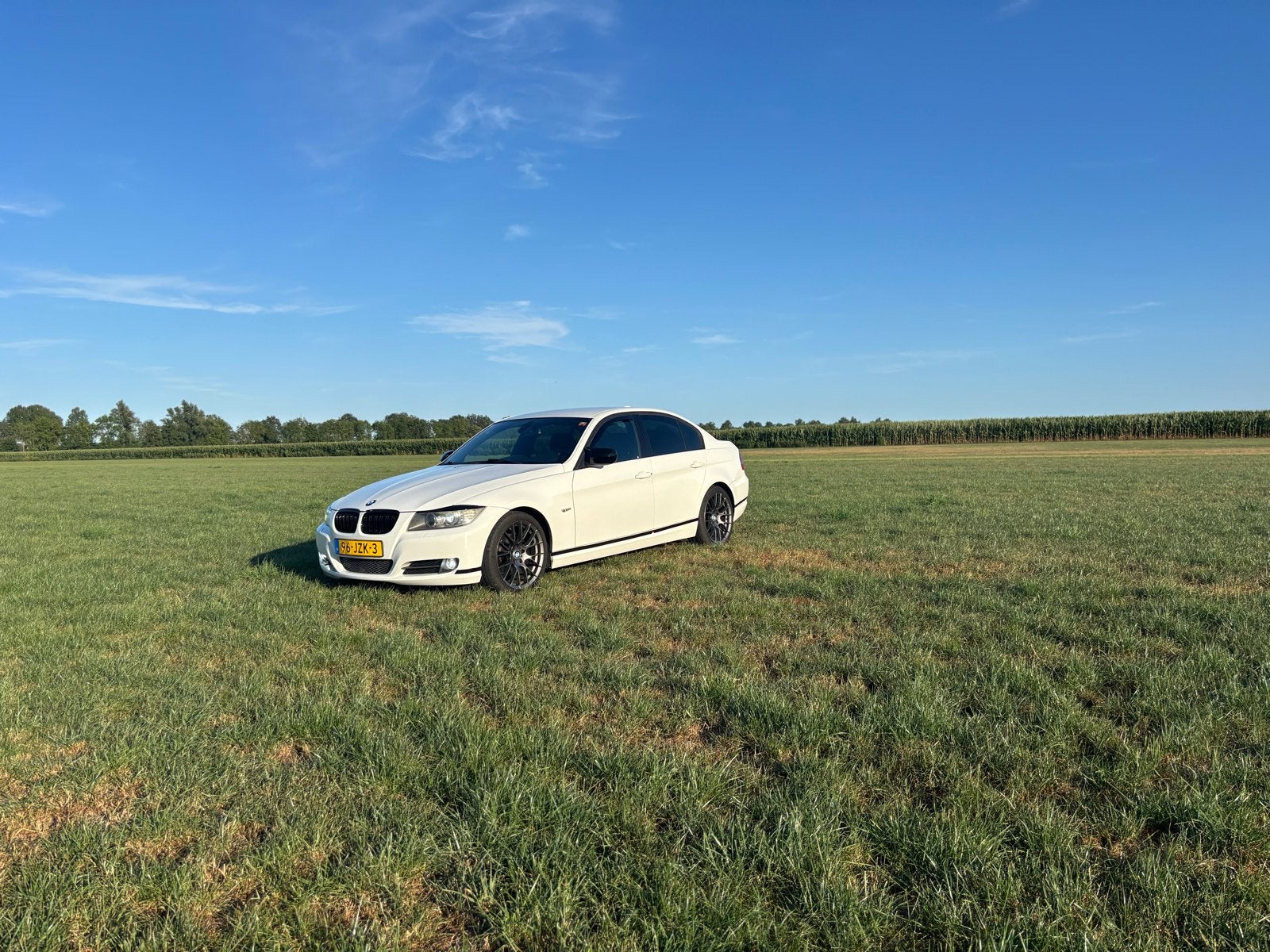 BMW 3-Serie 2.0 I 318 AUT 2009 Wit Nieuwe APK, Automaat, 1995 cc, Zwart, Wit
