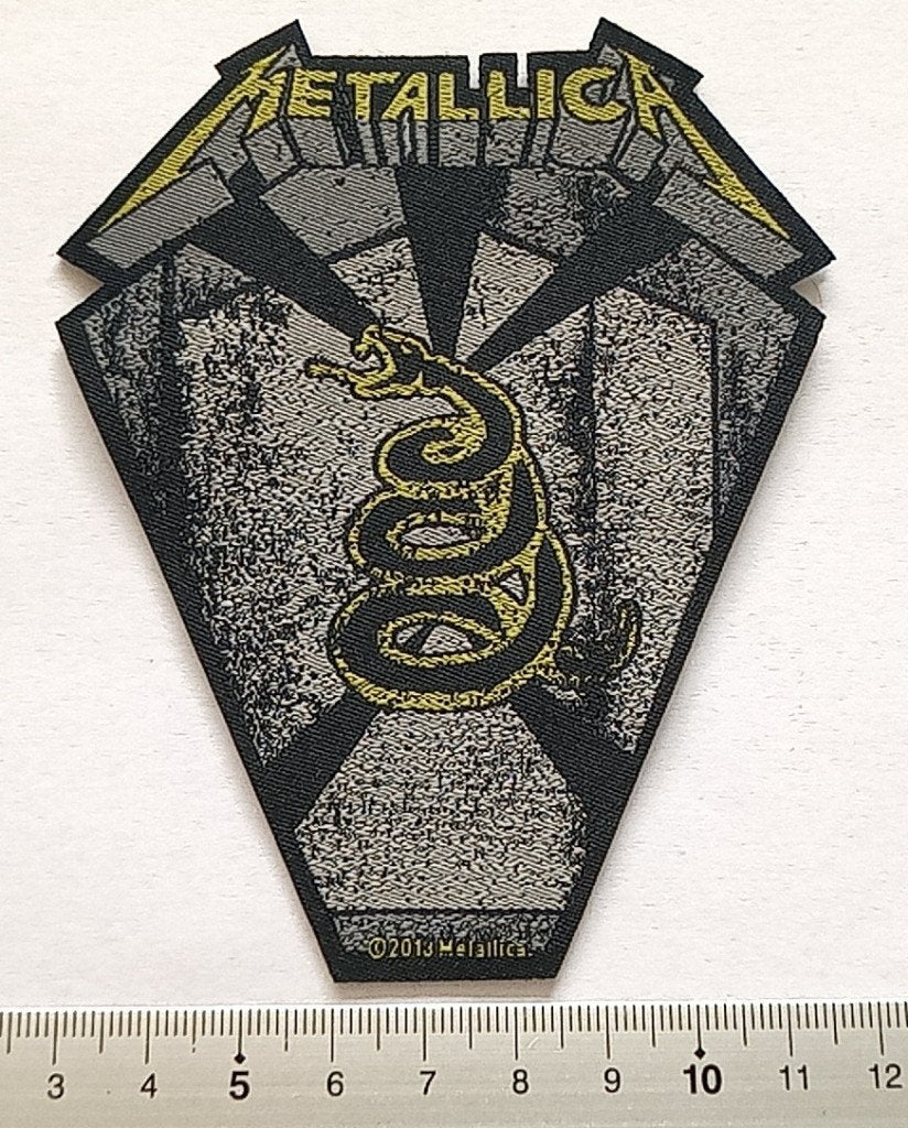 Metallica zeer mooie shaped pit boss 2013 patch 27, Verzenden, Nieuw, Kleding
