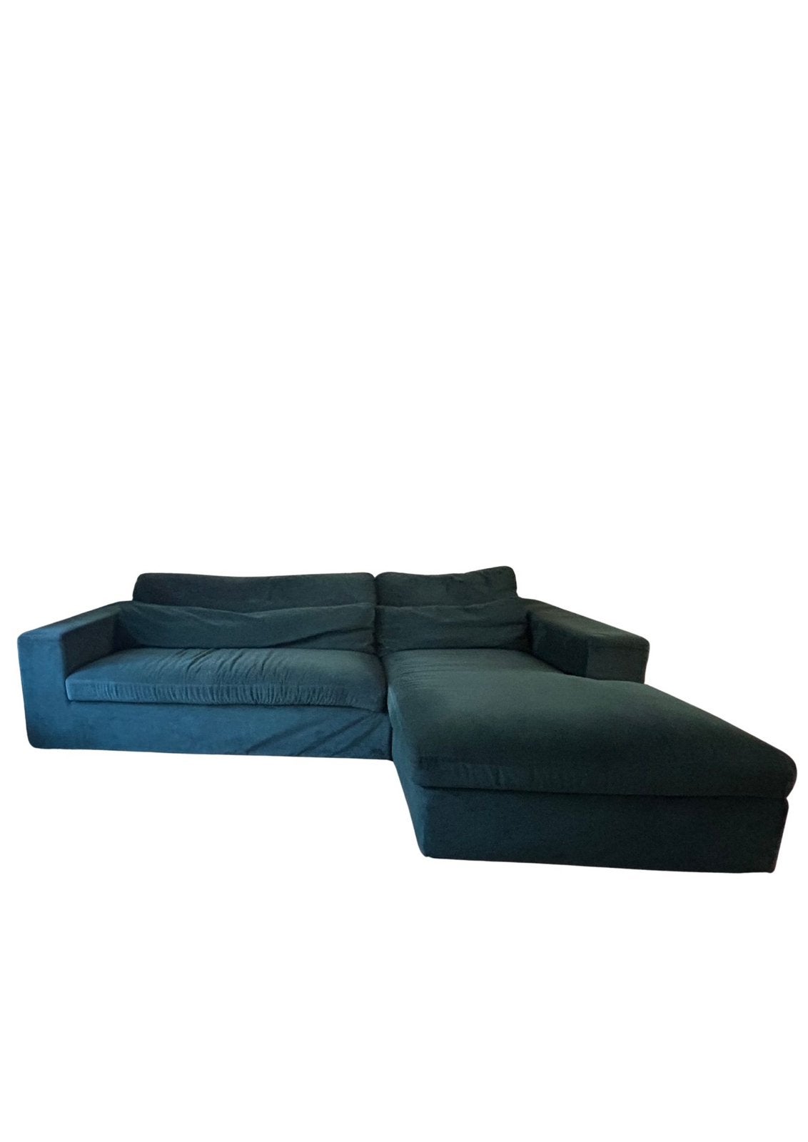 Decor Amsterdam hoekbank Milan – Forest Green – 270 cm, Ophalen, Gebruikt, Vierpersoons of meer, Stof
