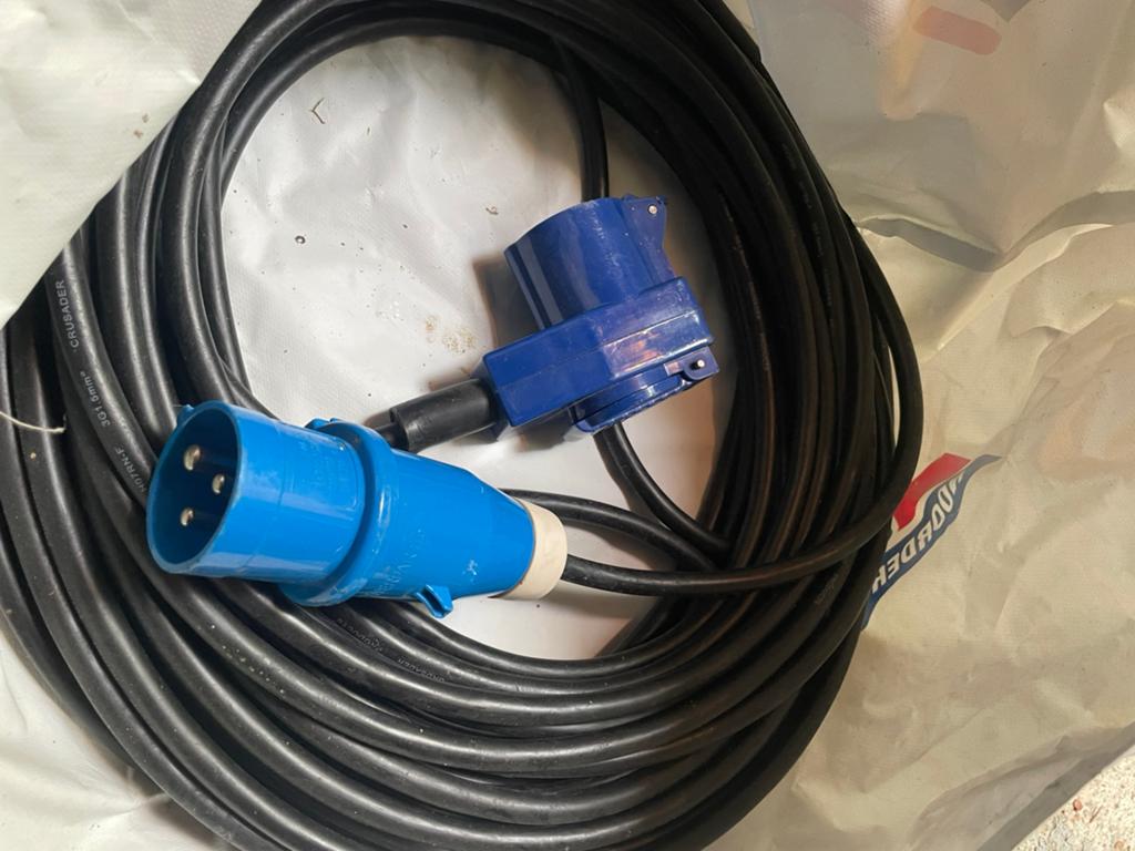 Verlengkabel voor de camping, Ophalen of Verzenden, Kabel of Snoer
