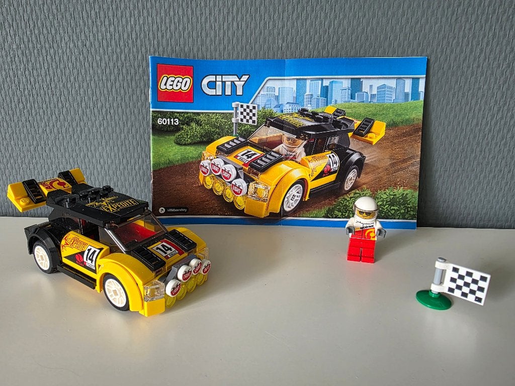 Lego City Rallyauto 60113, Compleet, City, Lego, Ophalen of Verzenden
