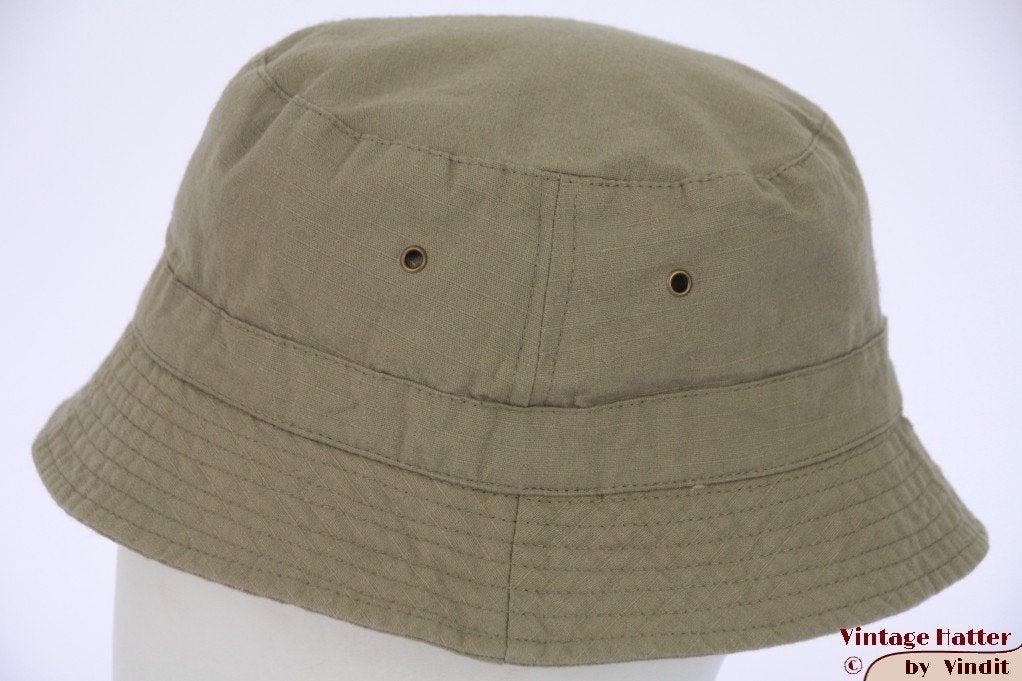 Zomer safari buckethat grijzig groen katoen 58, 59, 60 nieuw, Ophalen of Verzenden, Nieuw, 58 of 59 cm (L, 7¼ of ⅜ inch), Hoed