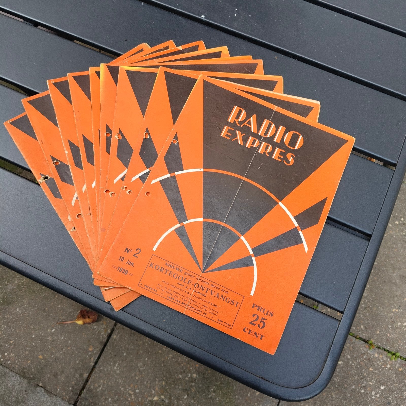 Radio Expres - 9 nummers uit 1930 - Vintage Tijdschriften, Ophalen of Verzenden, Gelezen, Overige typen