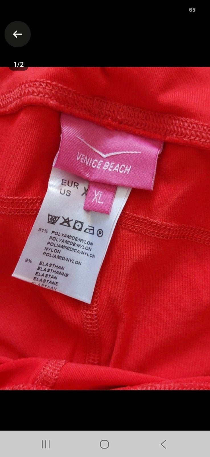 Sportlegging😊rood maat xl, Ophalen of Verzenden, Zo goed als nieuw, Rood