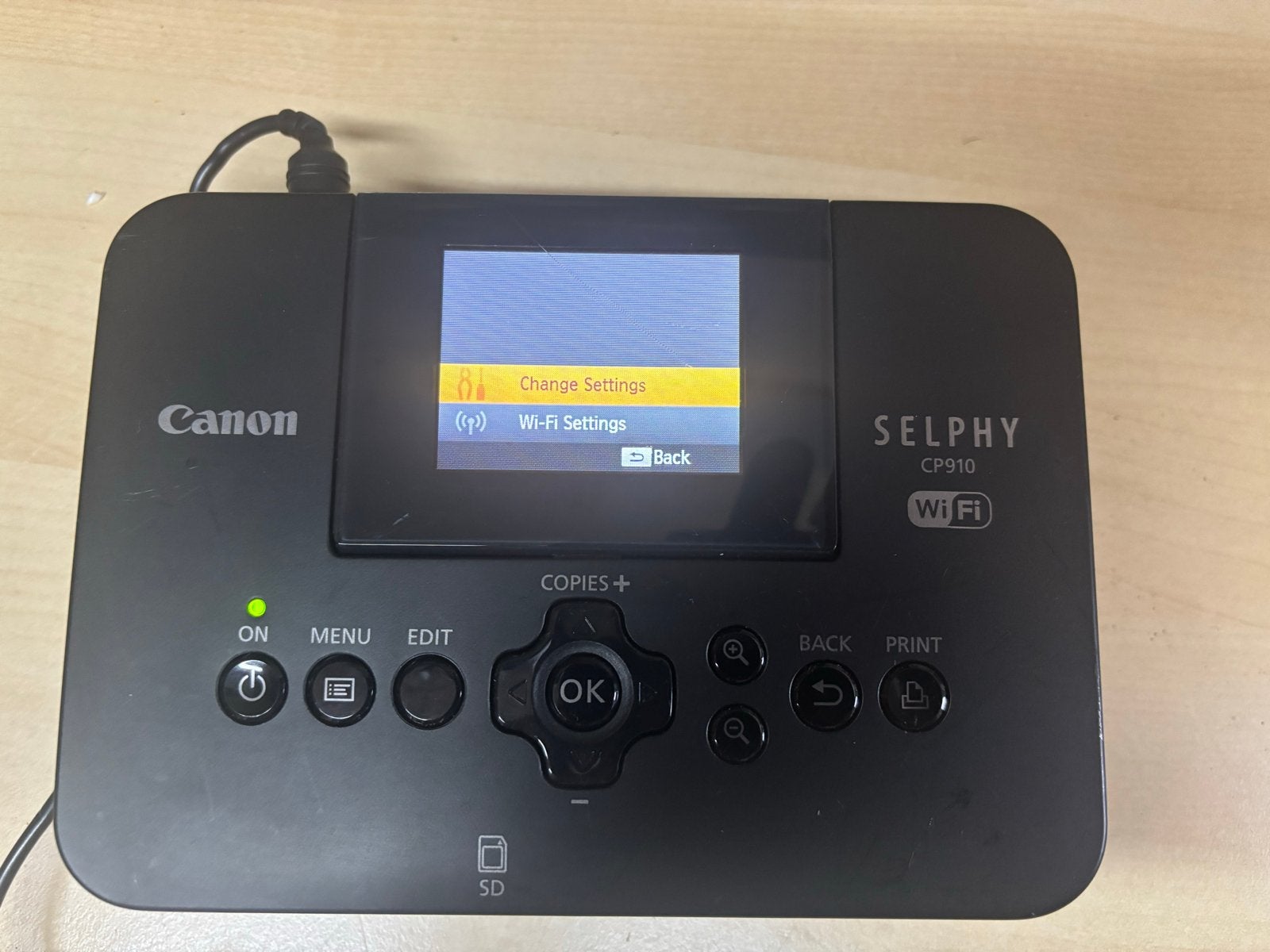 Canon Selphy CP910 Compacte Fotoprinter met Wi-Fi, Gebruikt, Fotoprinter, Kleur printen, Ophalen of Verzenden