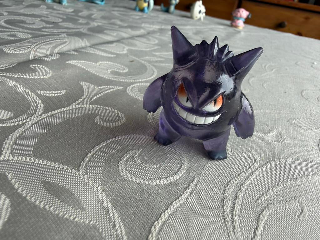 Gengar Pokémon figuur - Transparant paars, Verzamelen, Poppetjes en Figuurtjes, Ophalen of Verzenden, Gebruikt