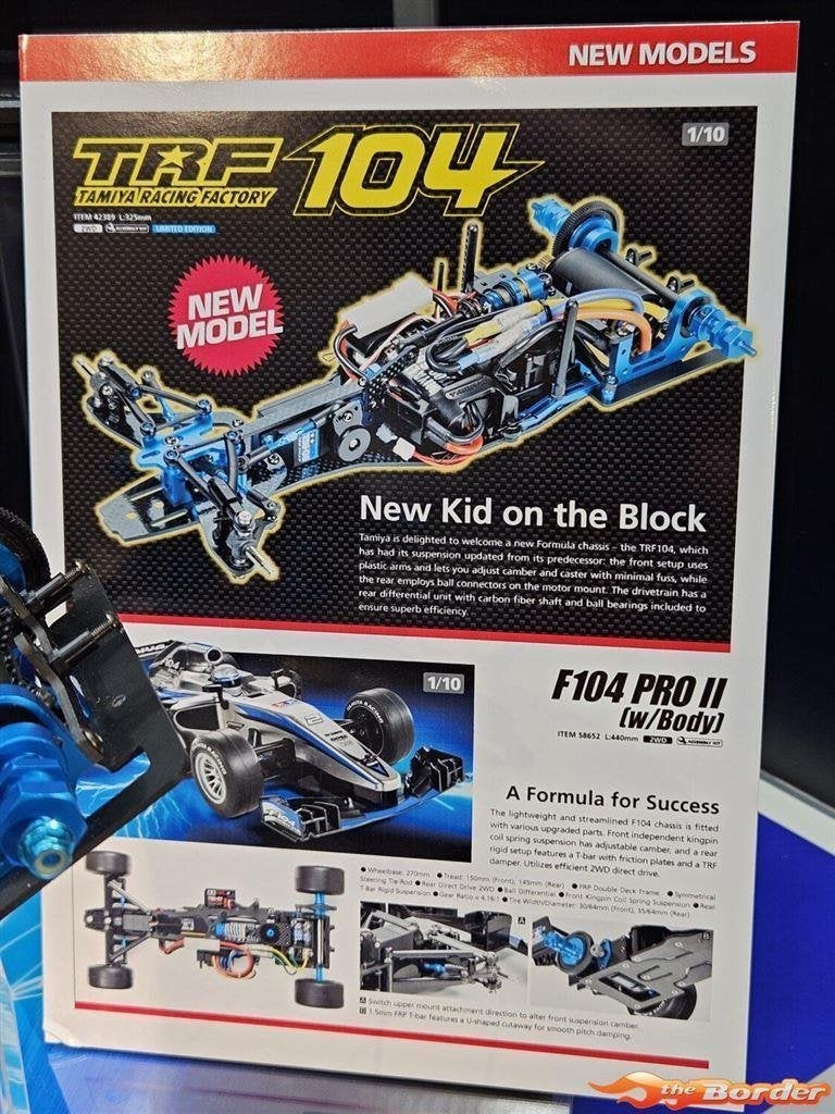 Tamiya 42389 1/10 R/C TRF104 chassisset, Hobby en Vrije tijd, Modelbouw | Auto's en Voertuigen, 1:32 tot 1:50, Nieuw, Ophalen of Verzenden
