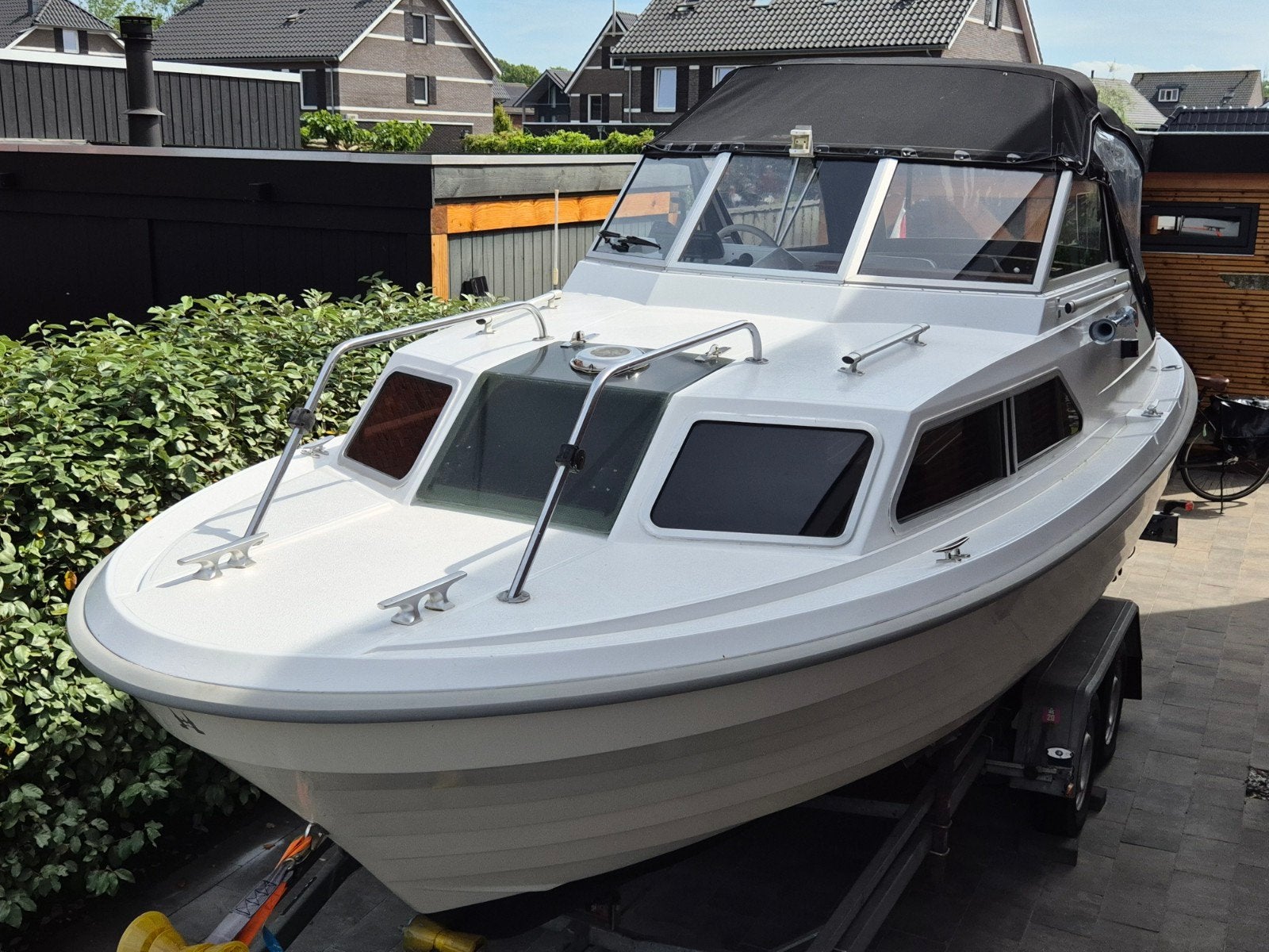 Marex 21 Flexi Noorse Spitsgatter met dubbelassige trailer, Watersport en Boten, Gebruikt, Binnenboordmotor, Diesel, Koelkast