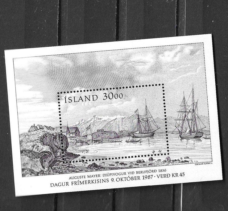 blok ijsland pf 1982-voor GWD52 0.50, Postzegels en Munten, Ophalen of Verzenden, IJsland, Postfris