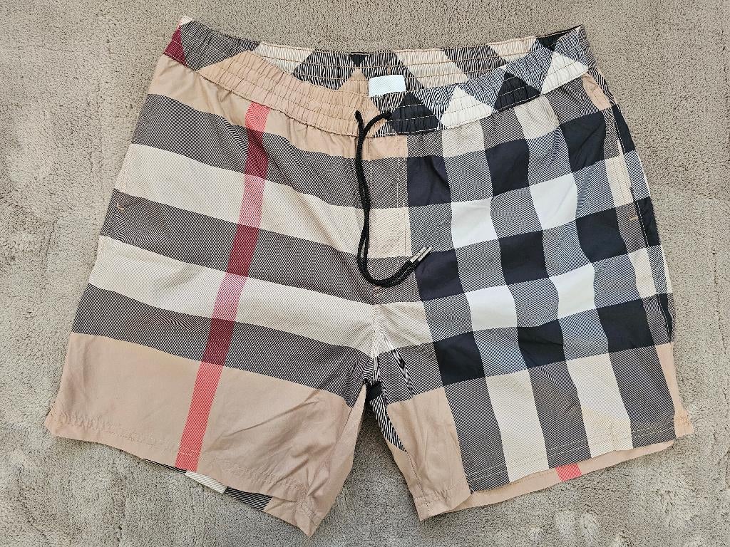 Burbery Zwembroek maat L, Verzenden, Maat 52/54 (L), Beige, Zwemshort