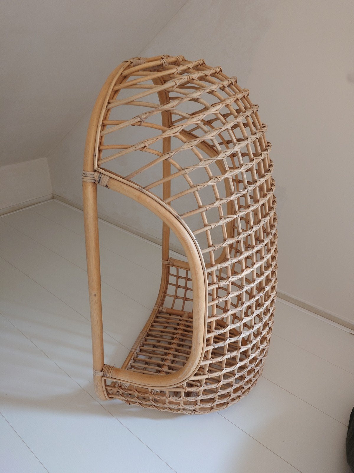 HK Living hangstoel - als nieuw!, Overige kleuren, Riet of Rotan, Ophalen of Verzenden, Zo goed als nieuw