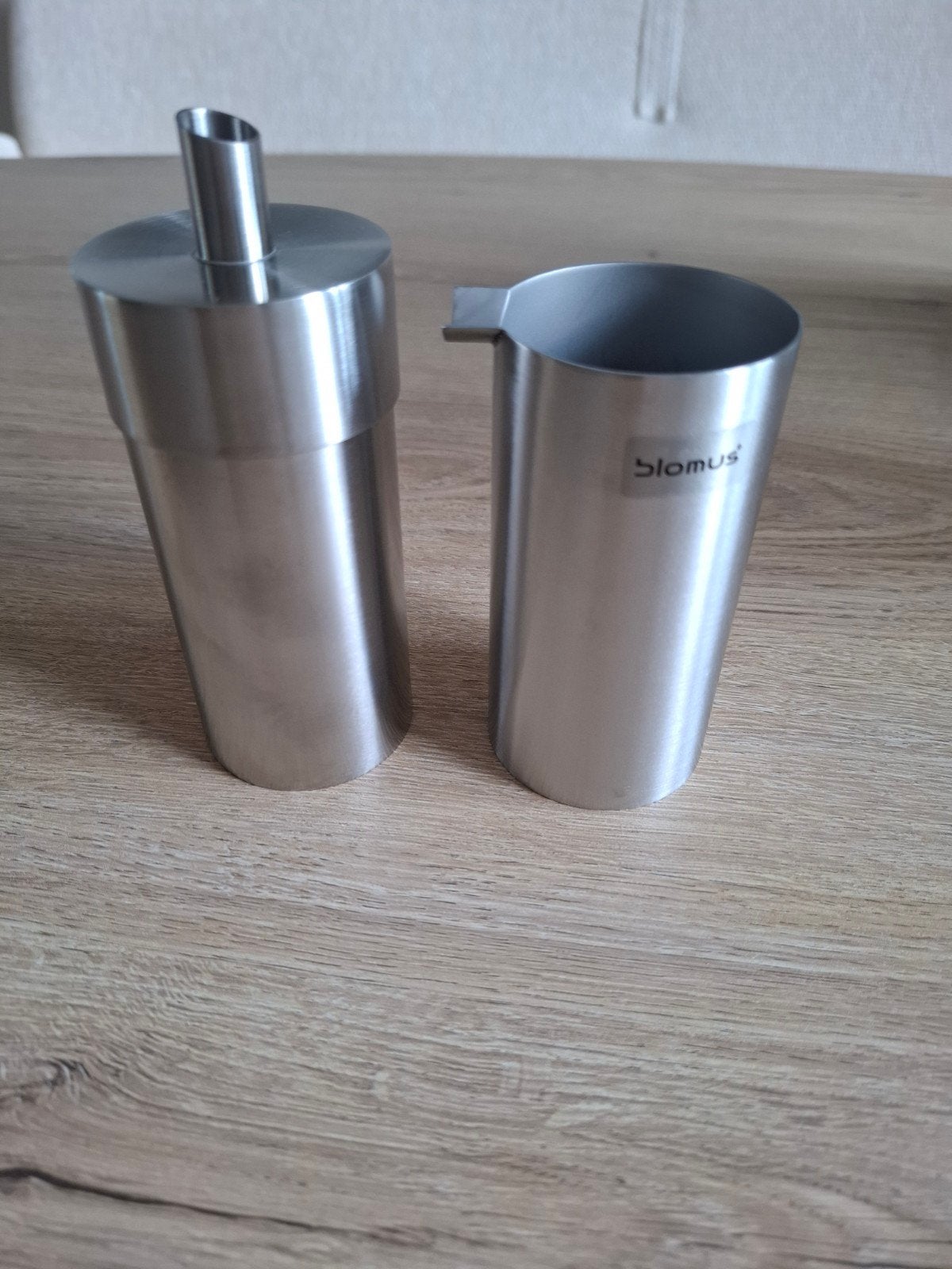 Blomus suiker- en melkset RVS, Ophalen, Overige typen, Zilver, Zo goed als nieuw