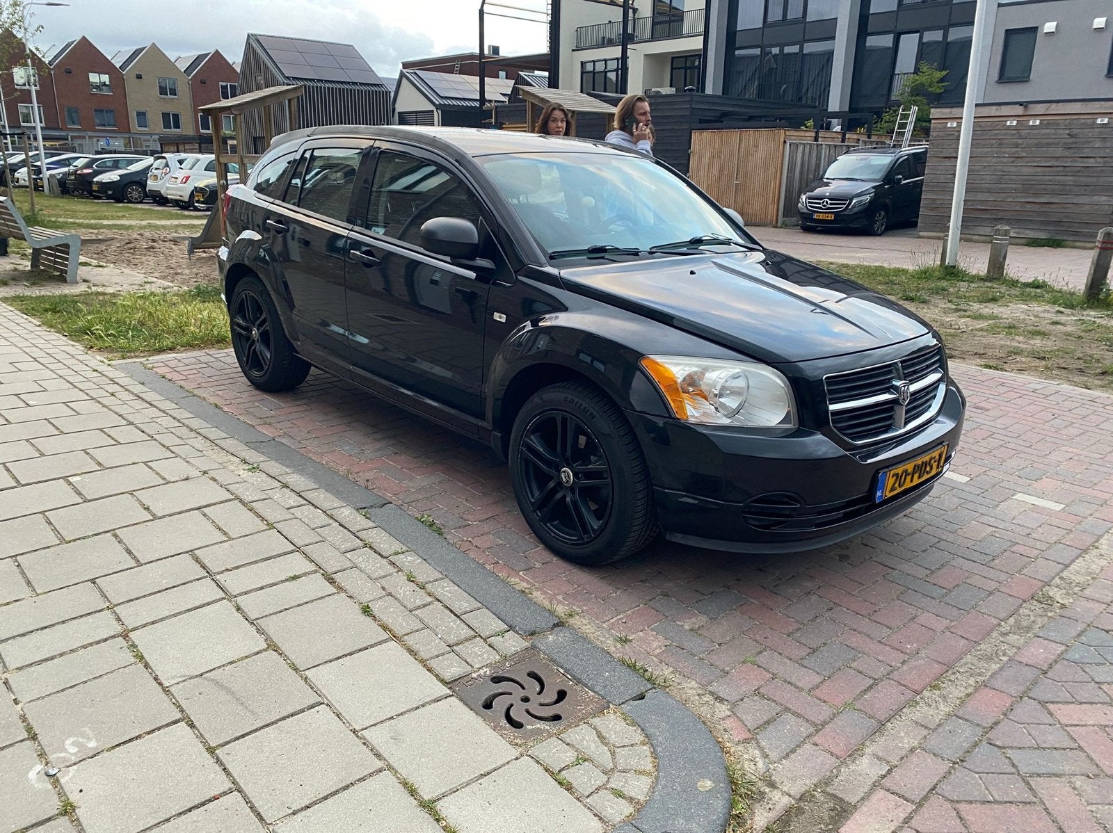 Dodge Caliber 2.0 2011 Zwart, Auto's, 1998 cc, 450 kg, Zwart, Origineel Nederlands