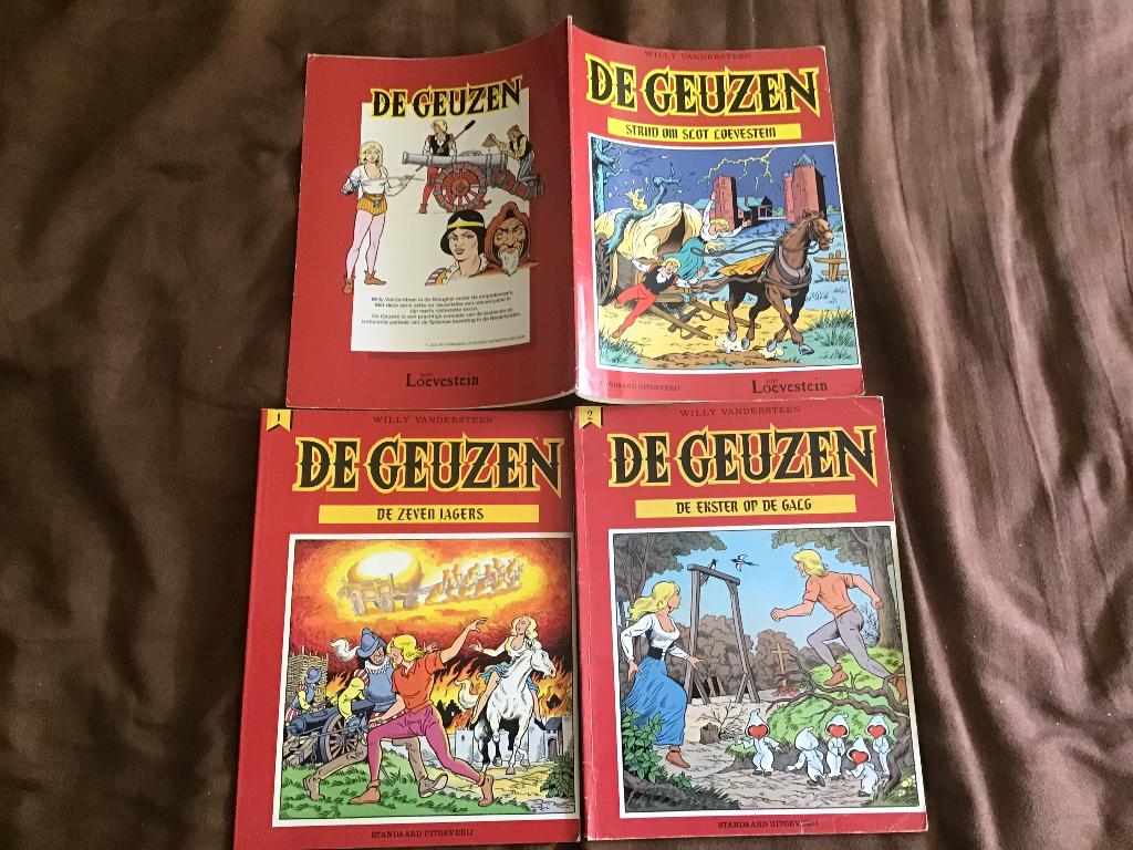 3 delen de Geuzen door W.Vandersteen, Meerdere stripboeken, Ophalen of Verzenden, Gelezen