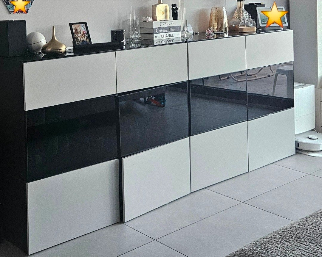 Lappviken grijze lade en kast fronten 8x, Ophalen of Verzenden, Zo goed als nieuw