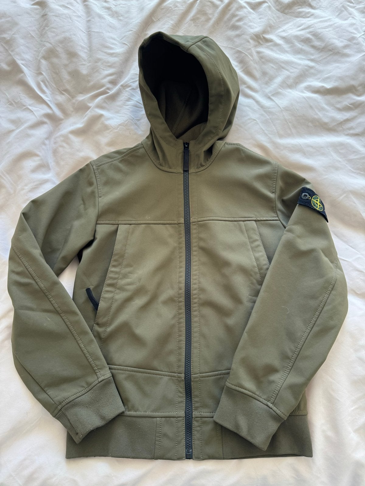 Stone Island Soft Shell-R Jas - Maat 156 (12 jaar), Ophalen of Verzenden, Zo goed als nieuw, Jongen, Jas