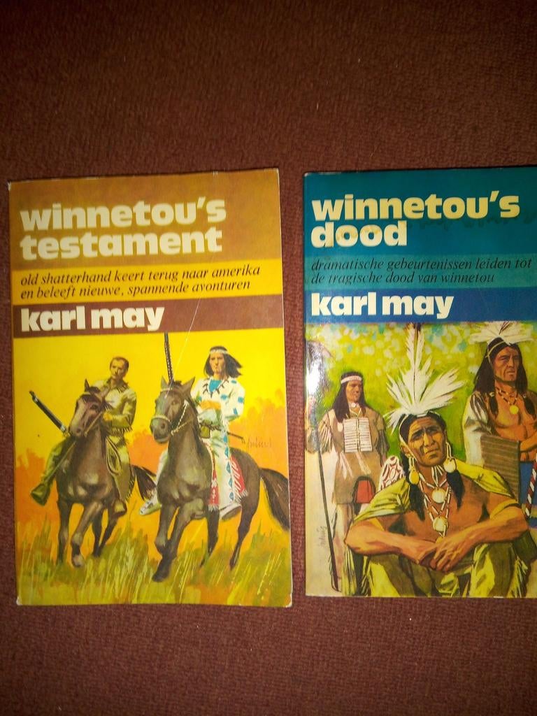 Karl May: Winnetou's Testament & Winnetou's Dood (2 boeken), Ophalen of Verzenden, Gelezen, Karl May
