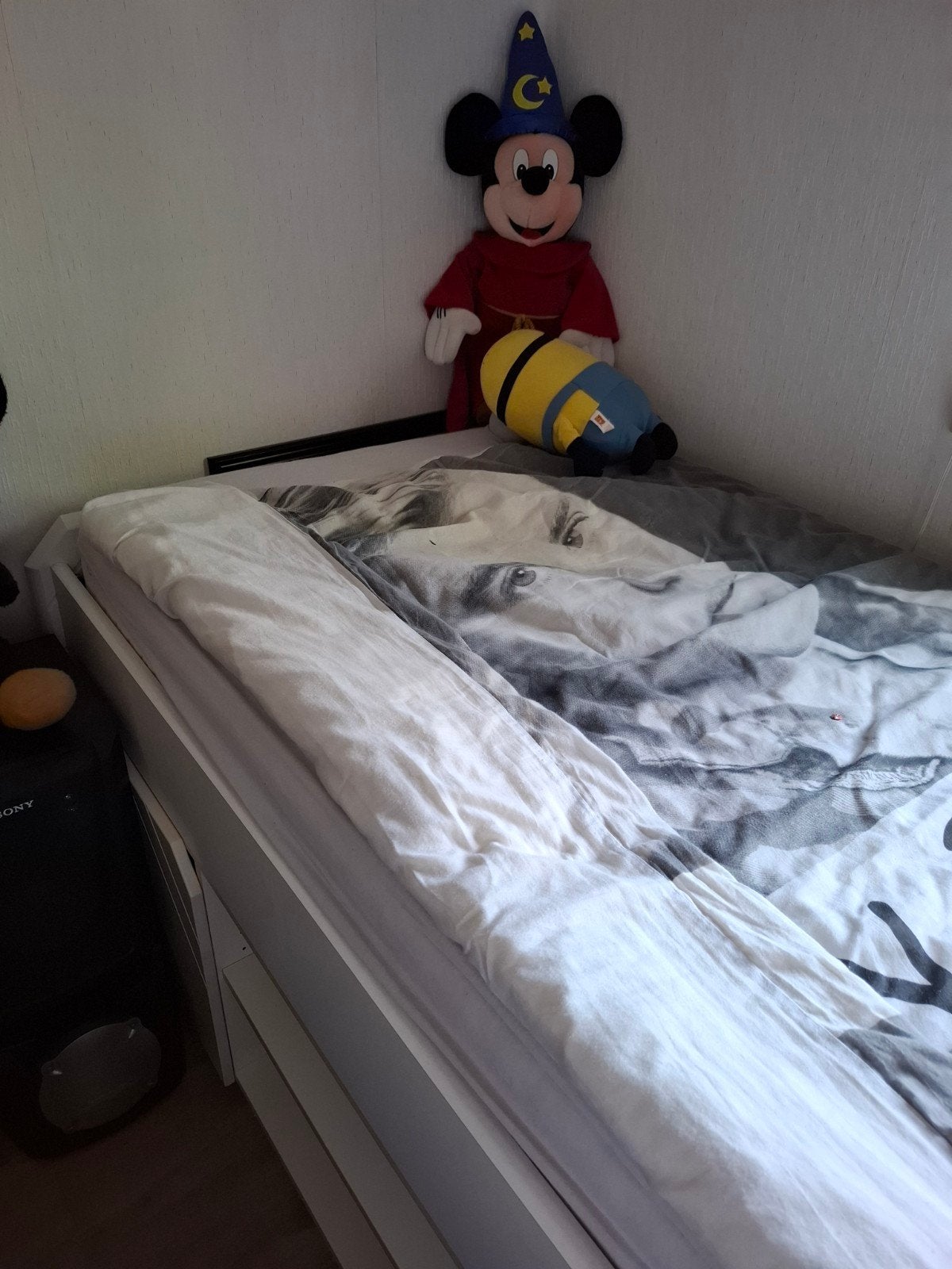 Eenpersoonsbed met opbergruimte, Ophalen, Gebruikt, 90 cm, Eenpersoons