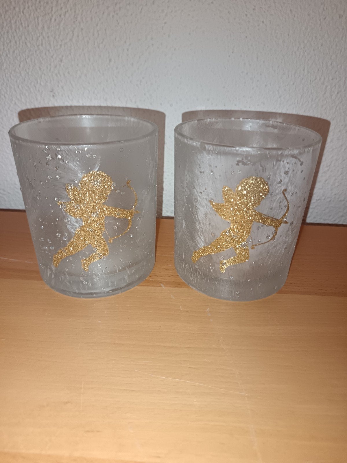2 *Engelen* Theelichten Middelmaat NIEUW! Liefst bijdrage €, Ophalen