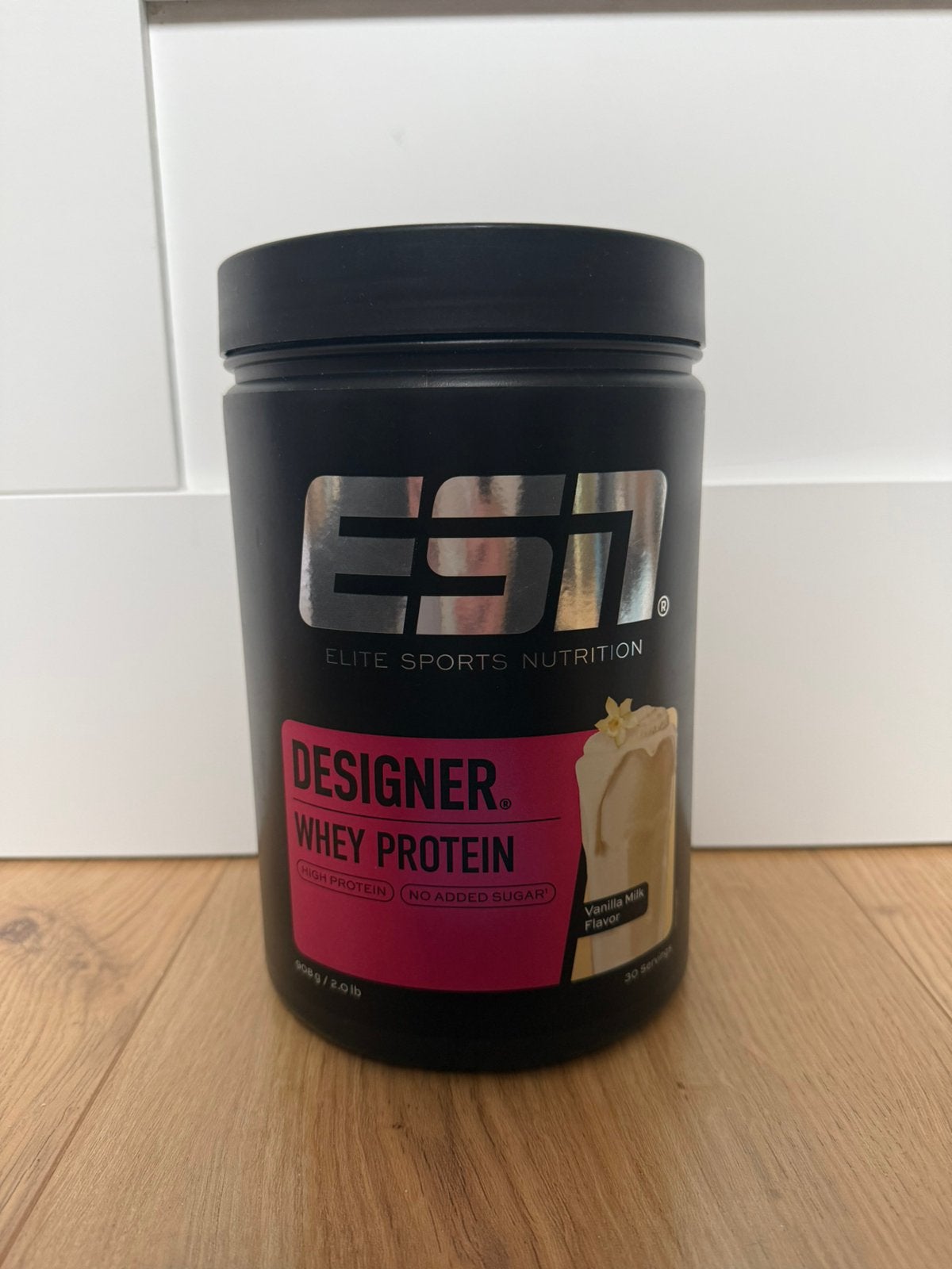 Esn whey vanillie en creatine pakket van 2, Sport en Fitness, Ophalen of Verzenden, Zo goed als nieuw