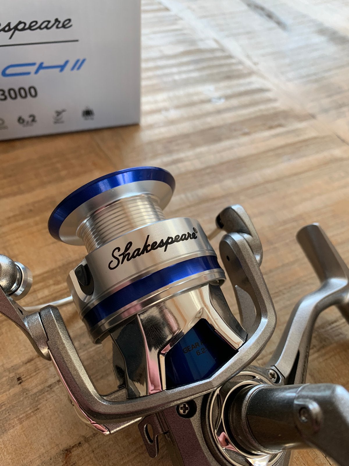 Nieuwe Shakespeare Mach II 3000 molen, 5 lagers, Ophalen of Verzenden, Nieuw, Molen