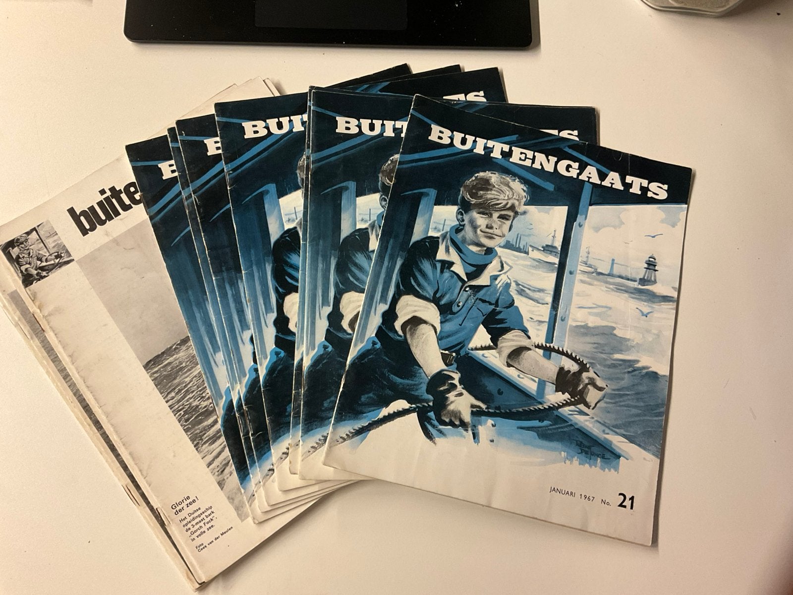 Buitengaats Tijdschrift - Januari 1967 (Nr. 21), Ophalen of Verzenden, Gelezen, Overige typen