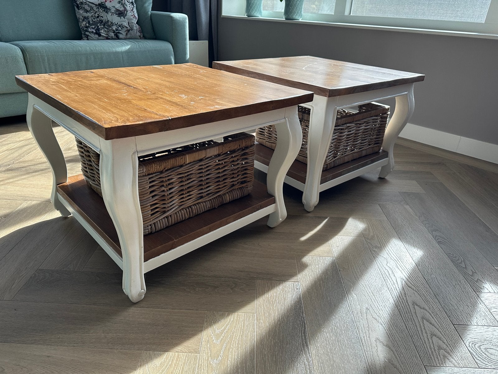 Salontafels landelijke stijl, Ophalen, 50 – 75, Gebruikt, 50 tot 100 cm