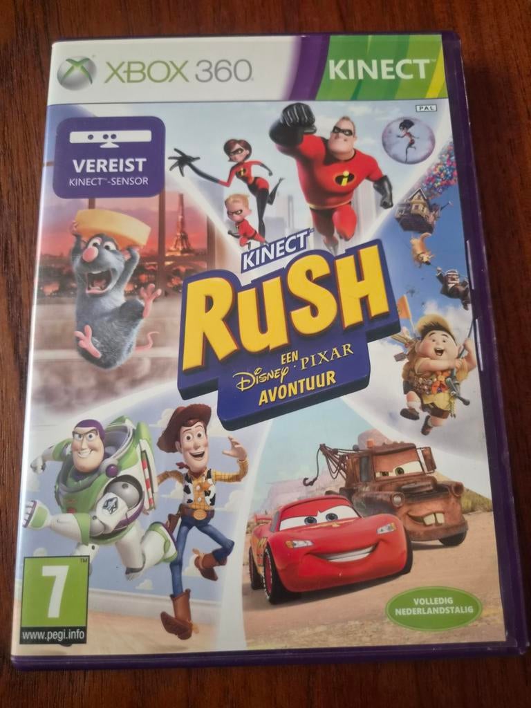 Kinect Rush: Een Disney Pixar Avontuur Xbox 360, Avontuur en Actie, 2 spelers, Eén computer, Ophalen of Verzenden