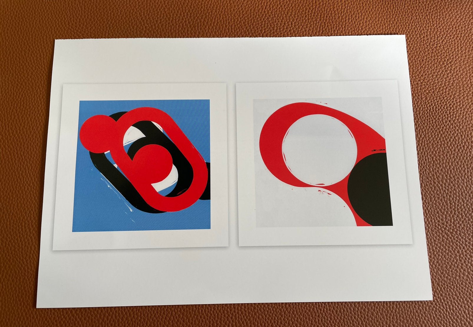 Loes Koomen Kind of Blue en I didn’t Know (Red), Ophalen of Verzenden